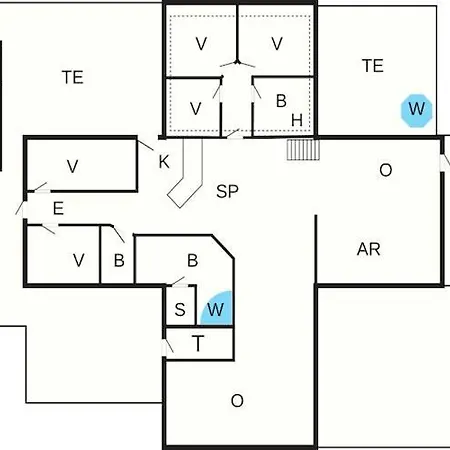 Vakantiehuis Luxury Retreat With Tennis Kongsmark